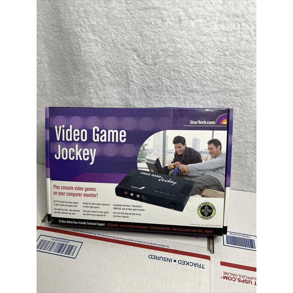 Vtg Startech Video Game Jockey Play Console CPU Monitor Snes Sega Ps1 Xbox NOS - Picture 1 of 8